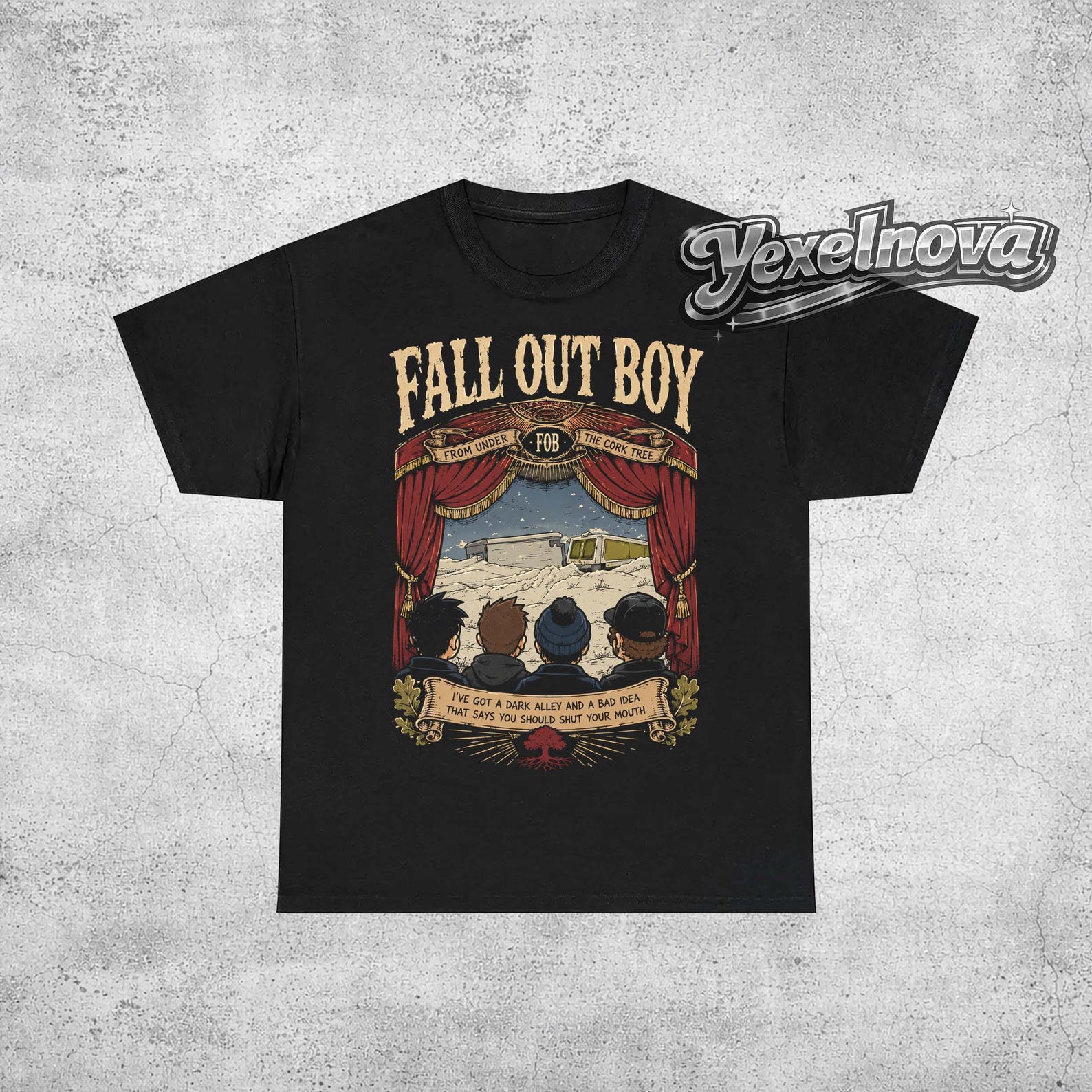 Fall Out Boy Infinity On High T-Shirt – FOB Band Merch Rock Music Tee XL