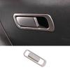Silver Steel Co-Pilot Storage Box Handle Cover Trim For Mazda CX-30 -
