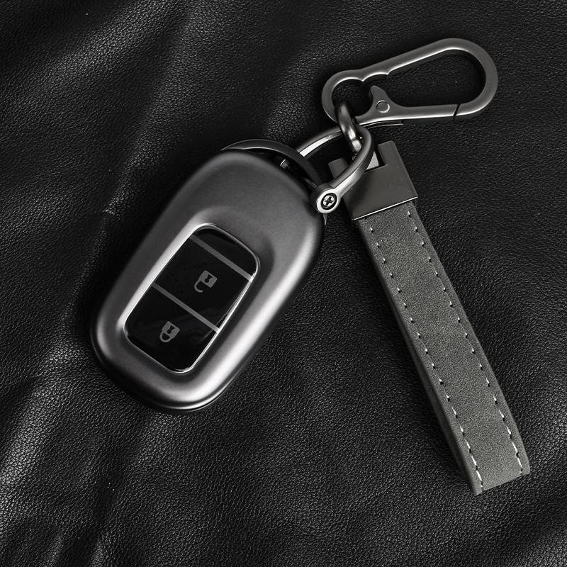 For Honda Key Fob Cover 5 Button Soft Tpu Keychain Holder Fits Accord Civic Hr-V Cr-V Pil  - Accessories