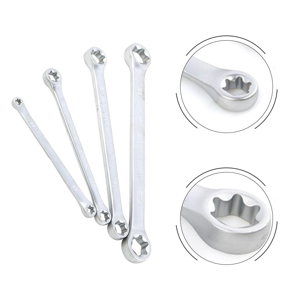 Construction Industry Double Torx Rust Treatment Star Wrench Spanner