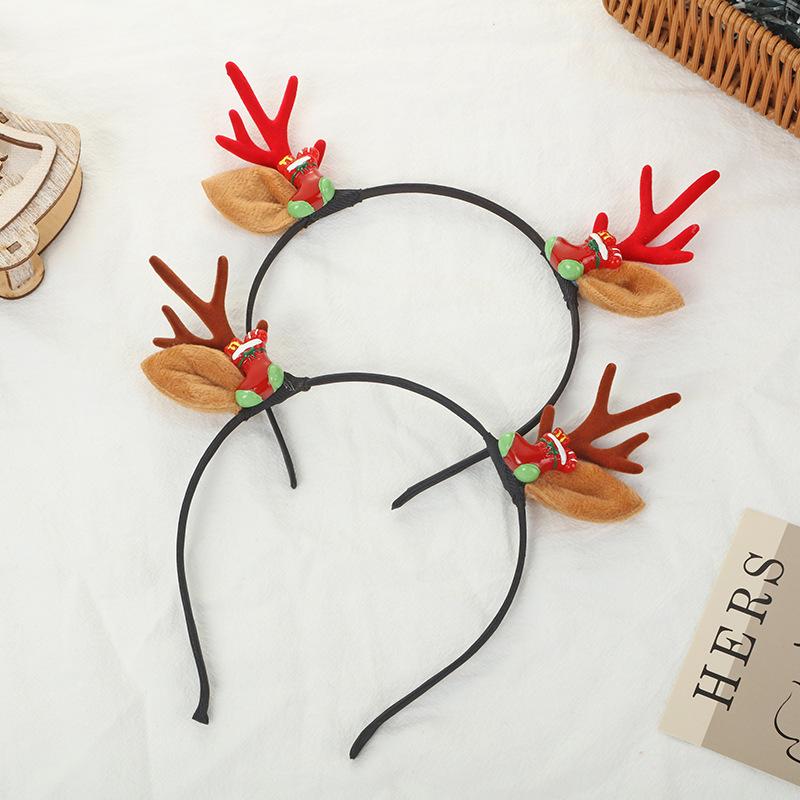 

Reindeer Antlers Holiday Headband & Hair Clip Decoration