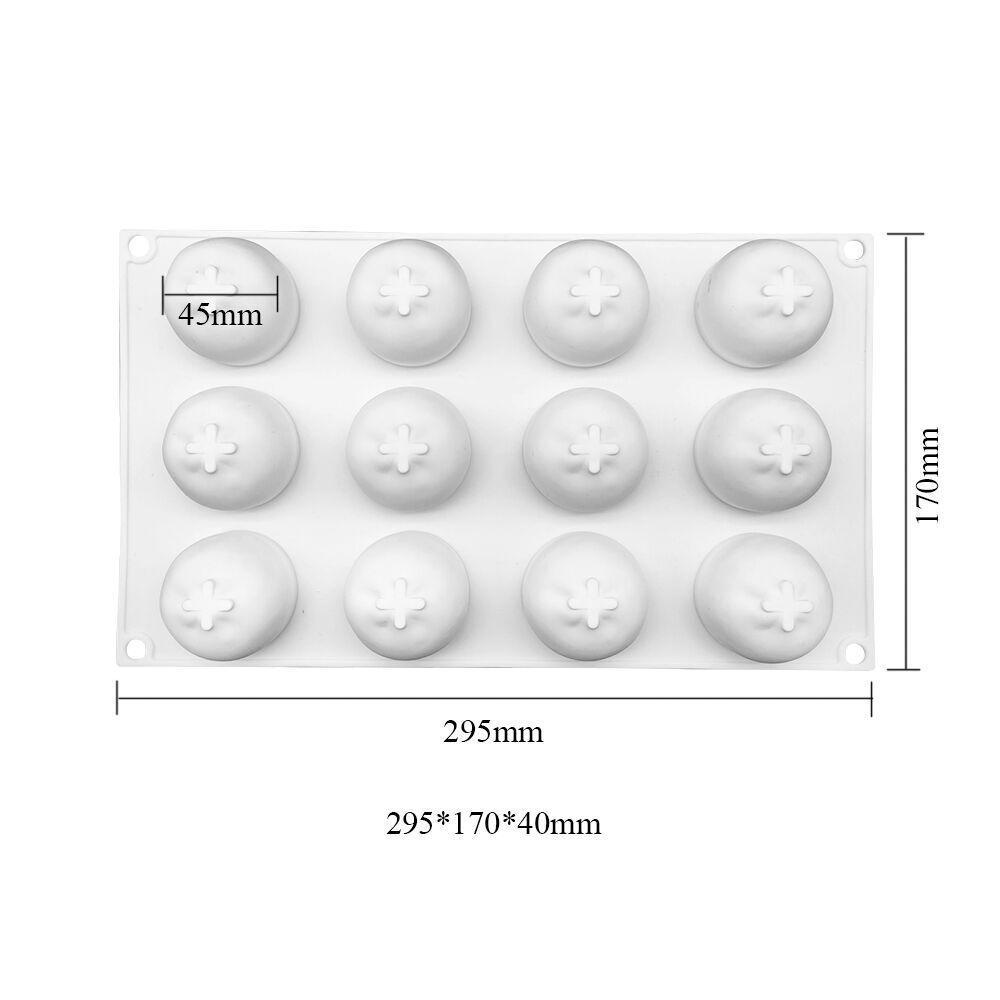 3D Fruchtmousse Silikon Kuchenformen: Birne, Apfel, Ananas, Pfirsich, Durian, Himbeere.