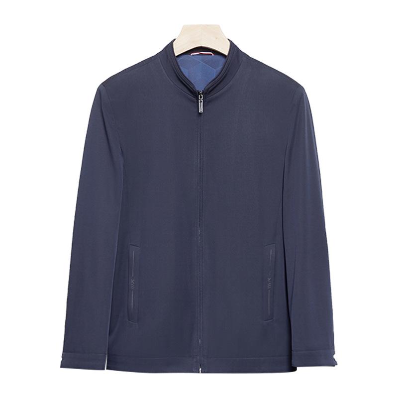 Spring and Autumn Loose Casual Jacket, Middle-aged and Elderly Men's Jacket