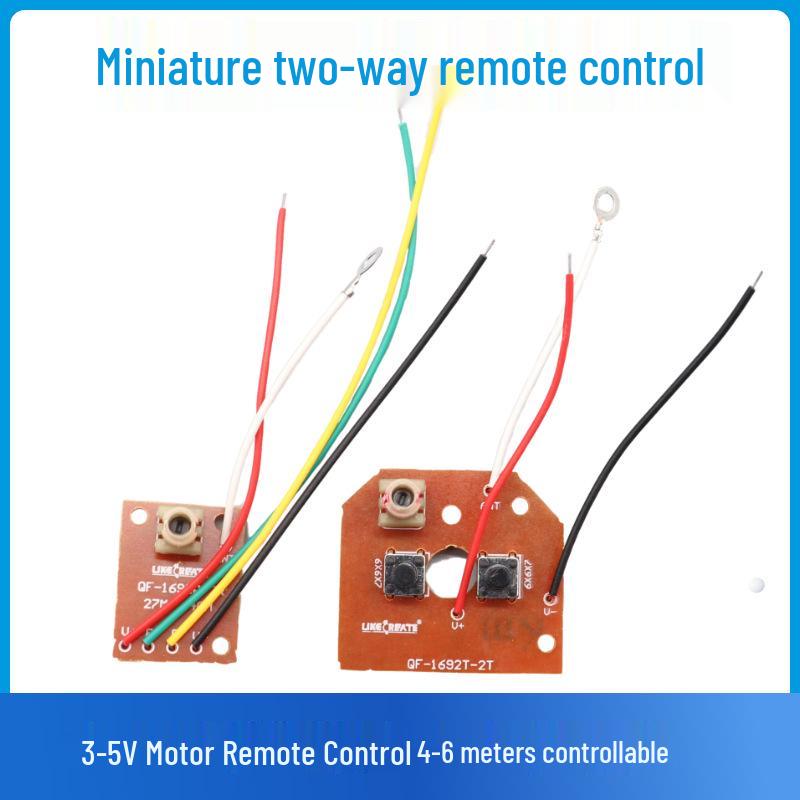 27M Mini Two-Way Remote Control Module: Dual-Channel Toy Accessory for Wireless Technology