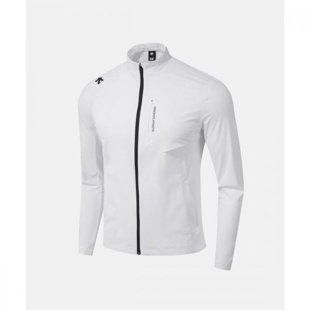 

Куртка однослойная тренировочная Descente белая WHT0WHITE/100