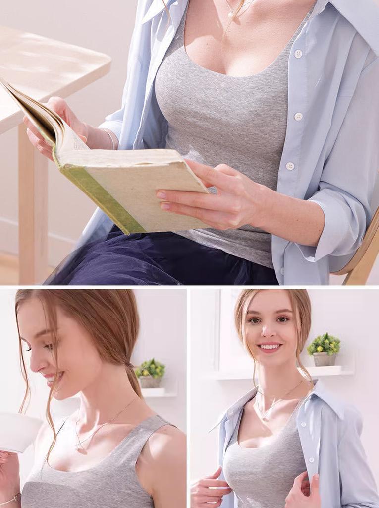 New women's seamless ice silk solid color vest women's inner fashion bottoming shirt suspender summer sleeveless top