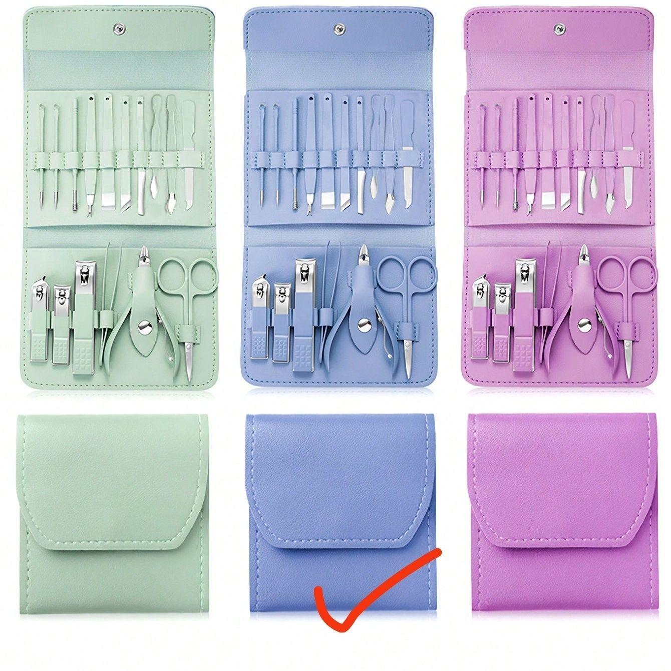 Stainless Steel Portable Nail Clipper & Manicure Set