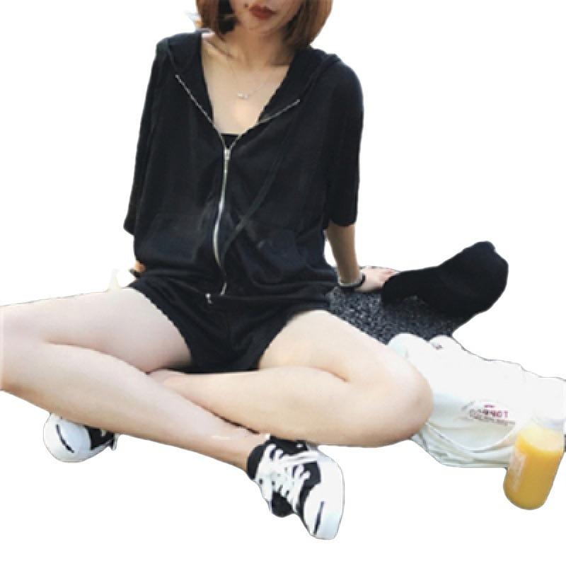 Plus Size Women's Clothing, Fat Sister's Casual Loose Sports Suit, Fat Summer Slimming Shorts Two-piece Set