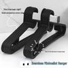 Non-marking Clothes Drying Rack with Storage Hooks for Dorms and Students