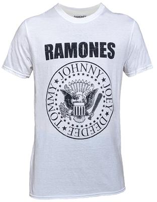 Ramones Hey Ho Classic Seal Maglietta unisex bianca