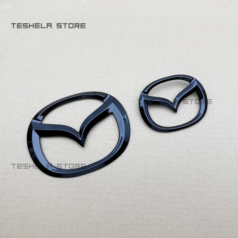 AAFD1 Logo de Coche Rejilla Delantera Pegatina Decorativa para Maletero Trasero Para MAZDA MX5ND 2015-2016-2026 Pegatina con Logo de Letras Emblema del Maletero Trasero