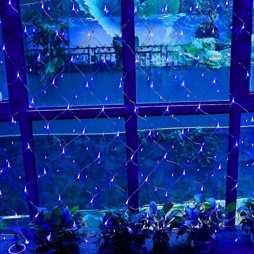 Led Net Lights Outdoor Mesh Lights, 8 Modes 200 Led 6.6ft X 9.8ft Christmas Net Lights For Bedr