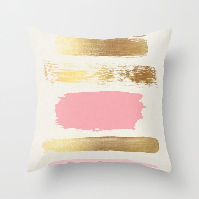 Peach Leather Velvet Yiwu Pillow Creative Home Car Cushion Picture Pillow Case Golden Bee Sofa