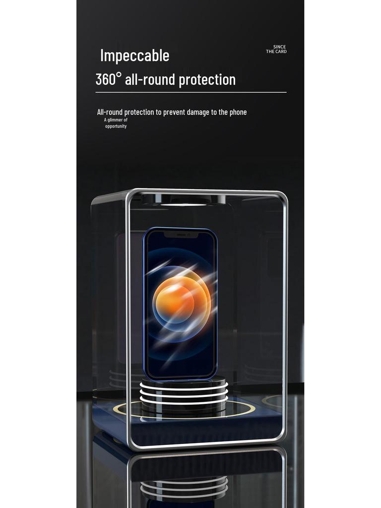 iPhone 16 Pro Max Metal Frame Protective Case with Double-Sided Glass