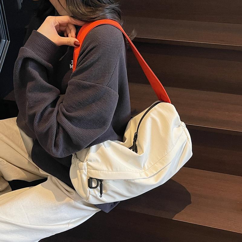 

Women s Bag Large Capacity Pillow Bag Solid Color Shoulder Crossbody Bag хаки