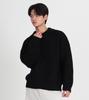 Beoteunseoul Collared Wool Knit (Black)