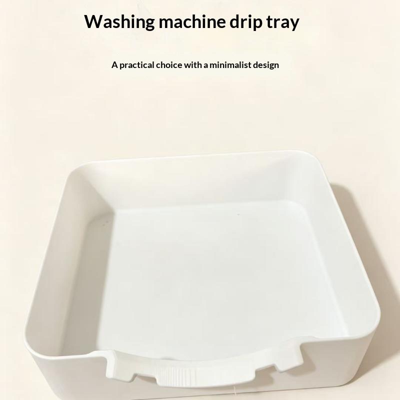Bac de vidange pour machine à laver Entonnoir de vidange Impression 3D Bac d'égouttage Pour nettoyer les filtres à peluches Bac de récupération d'eau Arrête les déversements sur le sol