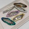 Acetate Hair Clips Metal Clasp Hair Barrettes Fashion Bangs Clips  Bangs Styling