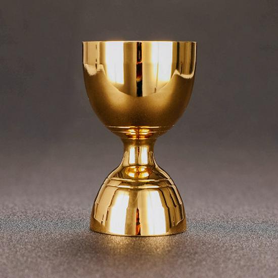 Double-Headed Indian Wine and Cocktail Jigger, 30/60 Oz Measuring Cup