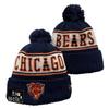 49er Team 2025 Autumn/Winter Wool Pom-Pom Knit Hat - Warm Embroidered Couple Style