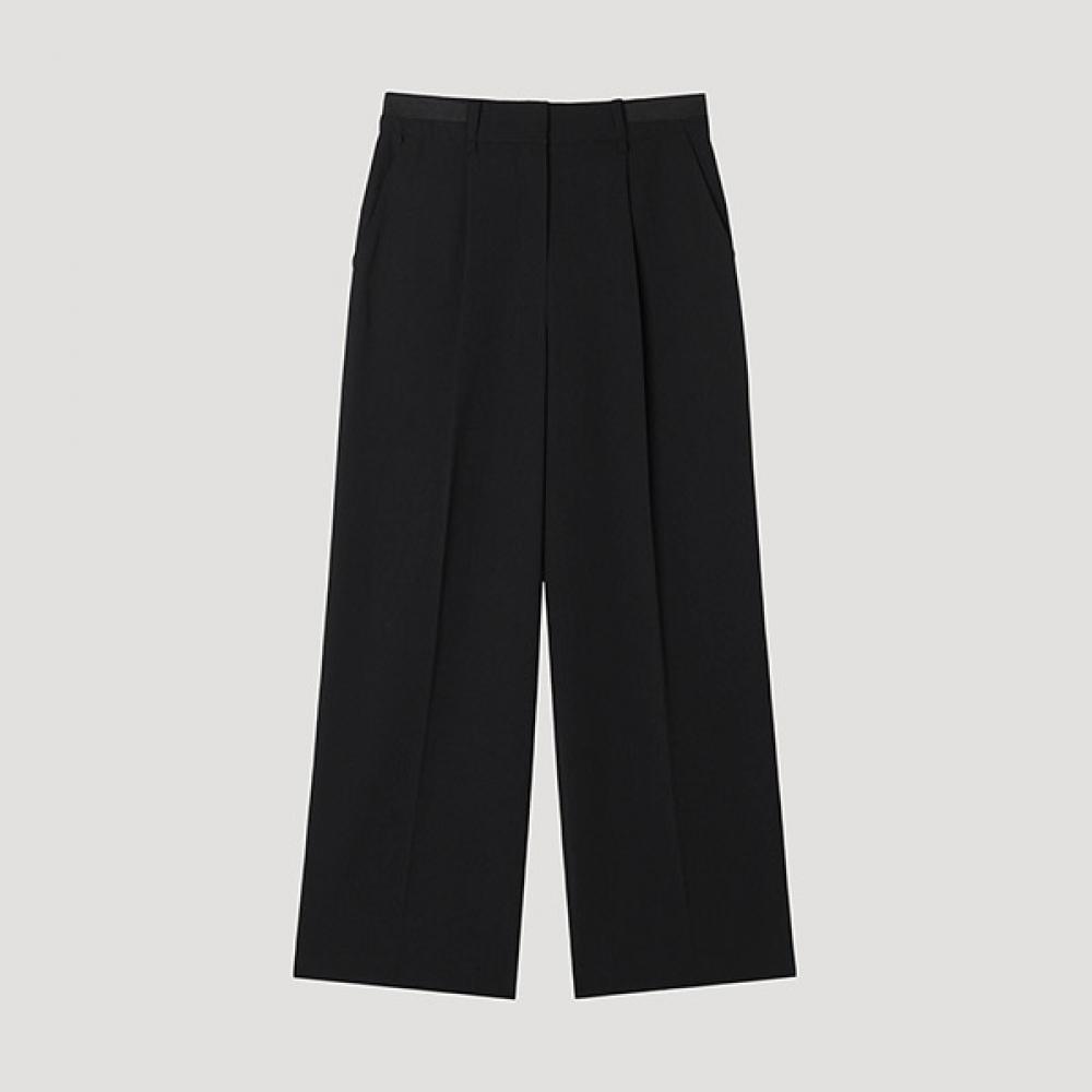 

She S miSS White Flap Pocket Pleated Wide pantS SwwSlp22160 Bk blacks/55