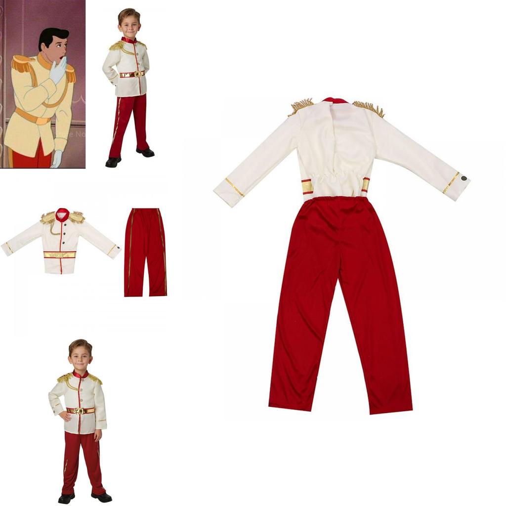 Enchanting Anime Snow White Boy Prince Charming Cosplay Costume For Christmas Masquerade