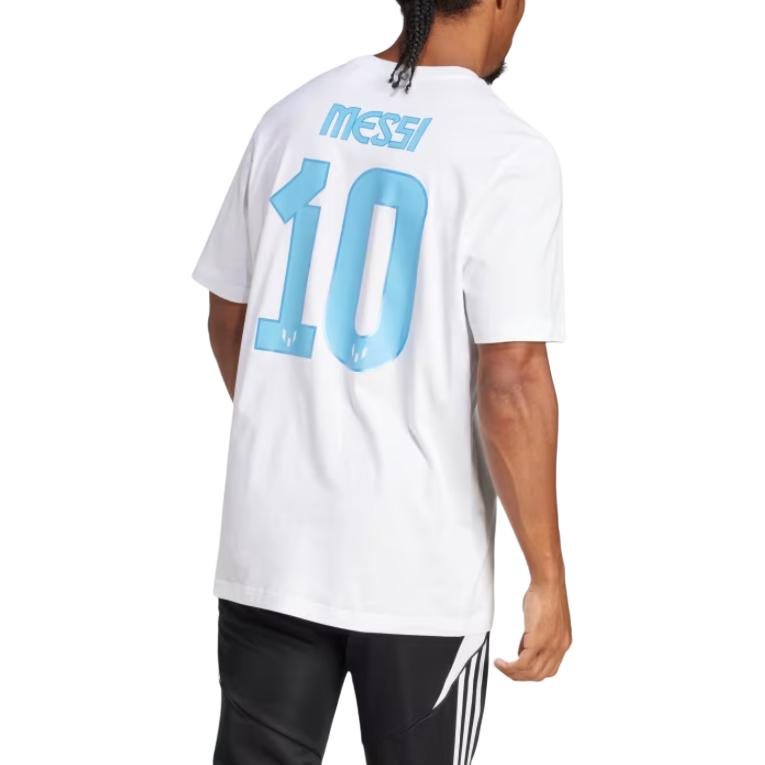 adidas Messi FW24 T Shirt Men's White JJ1418