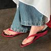 2026 Summer Fashion Shallow Square Clip Toe Slippers Women Low Heels Sandals Elegant Party Flip Flops Female Shoes