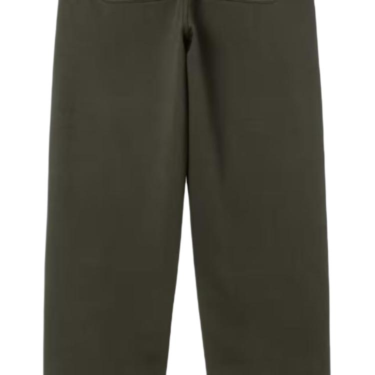 Carhartt WIP FW25 Double Knee Sweat Pant Loose Adjustable Waist Open Hem Square Label Casual Pants Men Pants I035546-49-06