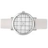 Christian Paul GRL-03 Men's Stainless Steel White Leather Band White Dial Watch