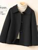 Women's Double-Faced Wool Cashmere Lapel Coat - 2025 Autumn/Winter Petite Edition