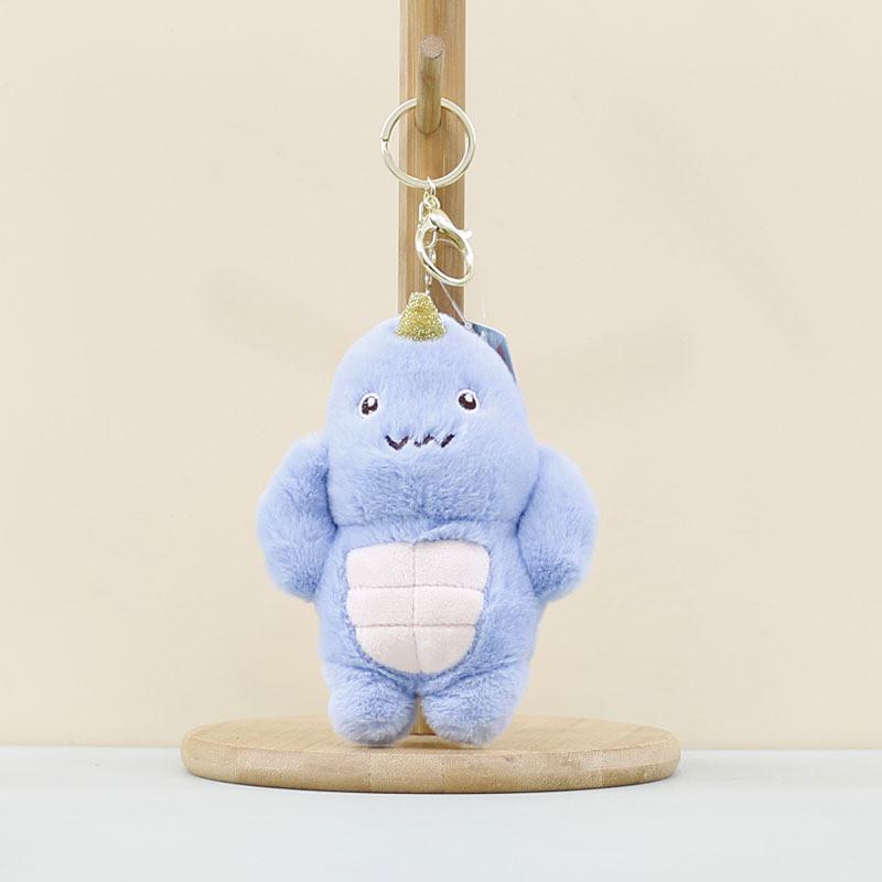 Adorable Muscle Plush Dinosaur Keychain Cute Stuffed Toy For Backpacks Purses Or