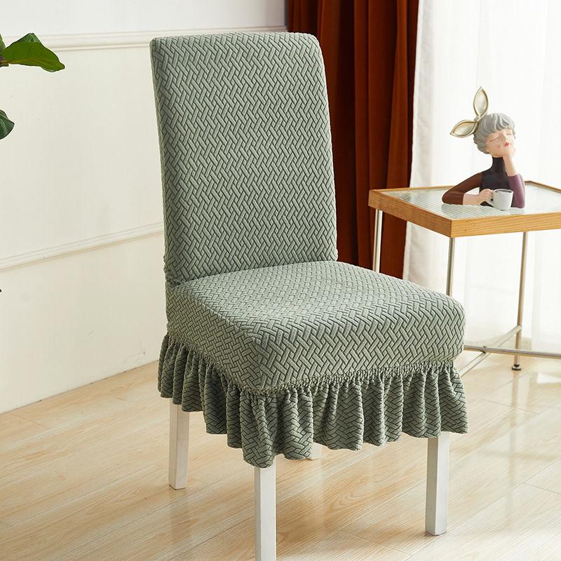 1/3/6 Stück Jacquard Esszimmerstuhlbezug Spandex Elastischer Stuhlhusse Bezug Stretch Stuhlbezüge für Hochzeit Bankett Esszimmer