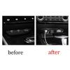 For Hyundai Elantra 2021-2024 Black Titanium Front USB Socket Switch Cover Trim