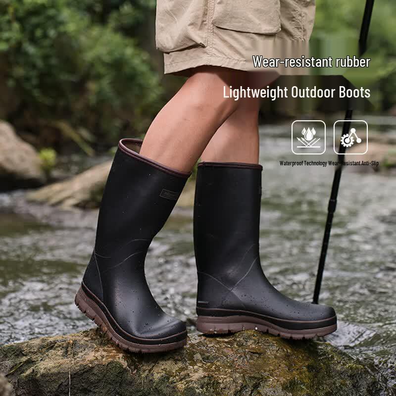 Jolly Walk Men s High-Tube Waterproof Fishing Rain Boots 41