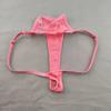 3Pcs Women's Lace Hollow Out Thongs Sheer G-Strings Sexy Ultra-low Rise Seamless Panties Perspective Bow Knickers