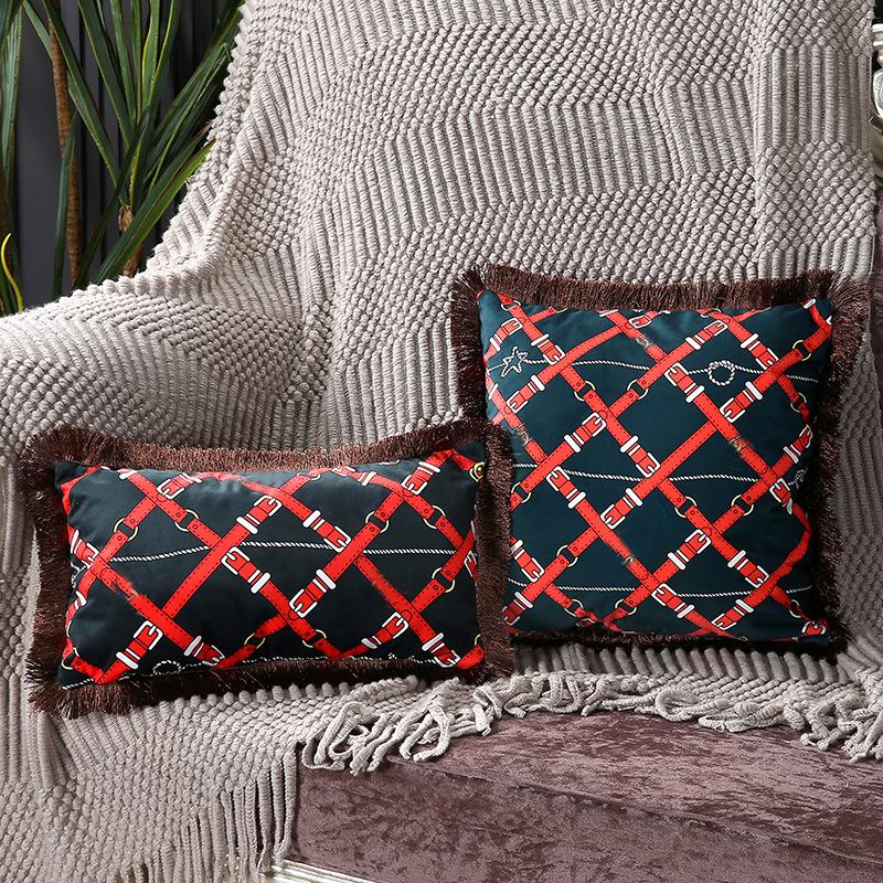 Paard 45x45cm 30x50cm Sierkussen Kussensloop - Paleis Paard Patroon Franse Hoge Stijl Bank Sofa Lendenkussen 45x45cm