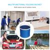 9L Thickening Portable Folding Bucket Outdoor Camping Fishing Bucket Car Storage Container Car Wash Mop Bucket Cleaning Tools