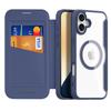 DUX DUCIS Skin X Pro for iPhone 16 Plus Case Compatible with MagSafe Card Slot Leather Cover