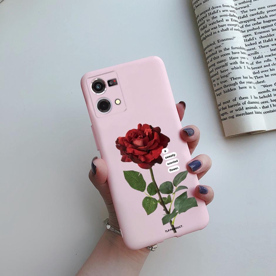 For OPPO Reno 7 Cover Case for Oppo Reno 8 4G Phone Casing Matte Soft TPU Silicone Shell for OPPO F21 Pro Bags Reno7 5G Bumper