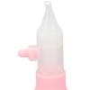 Infant Nasal Aspirator Nose Cleansing Soft Silicone Tip Manual Baby Nose Sucker with Tweezers