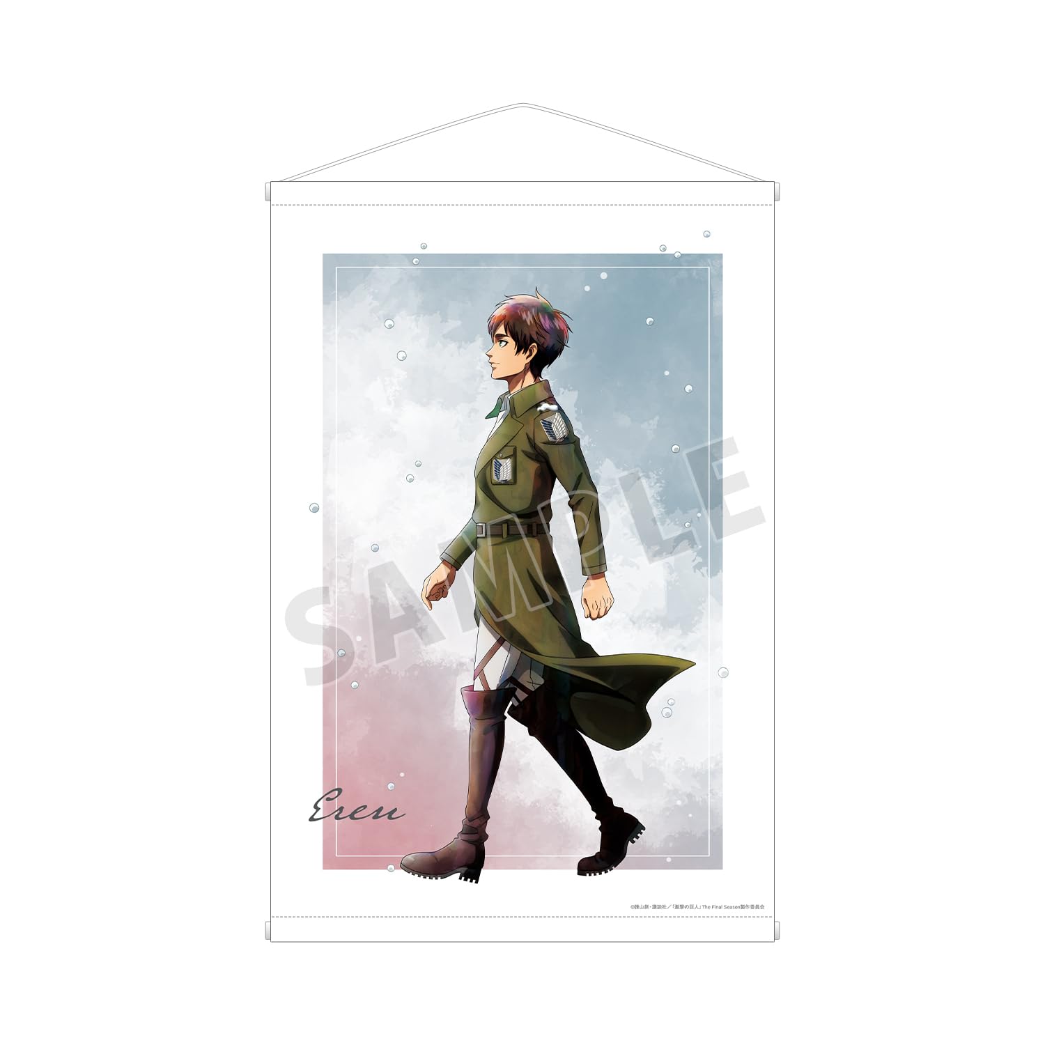 

Attack on Titan Original Illustration Eren Winter Walk B2 Tapestry ver.
