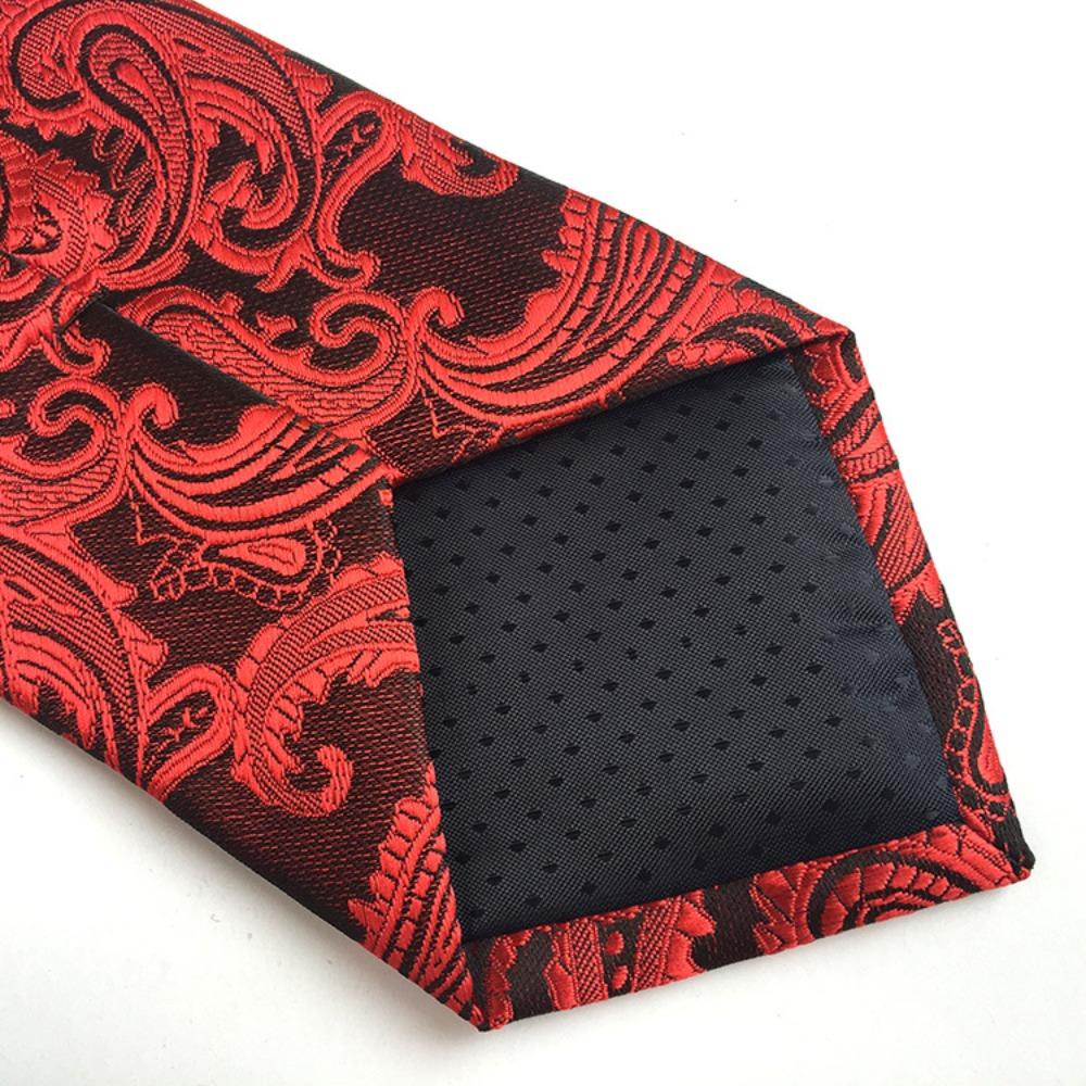 8CM Floral Neck Ties Jacquard Business Formal Tie Luxury Groom Neck Wear  Party