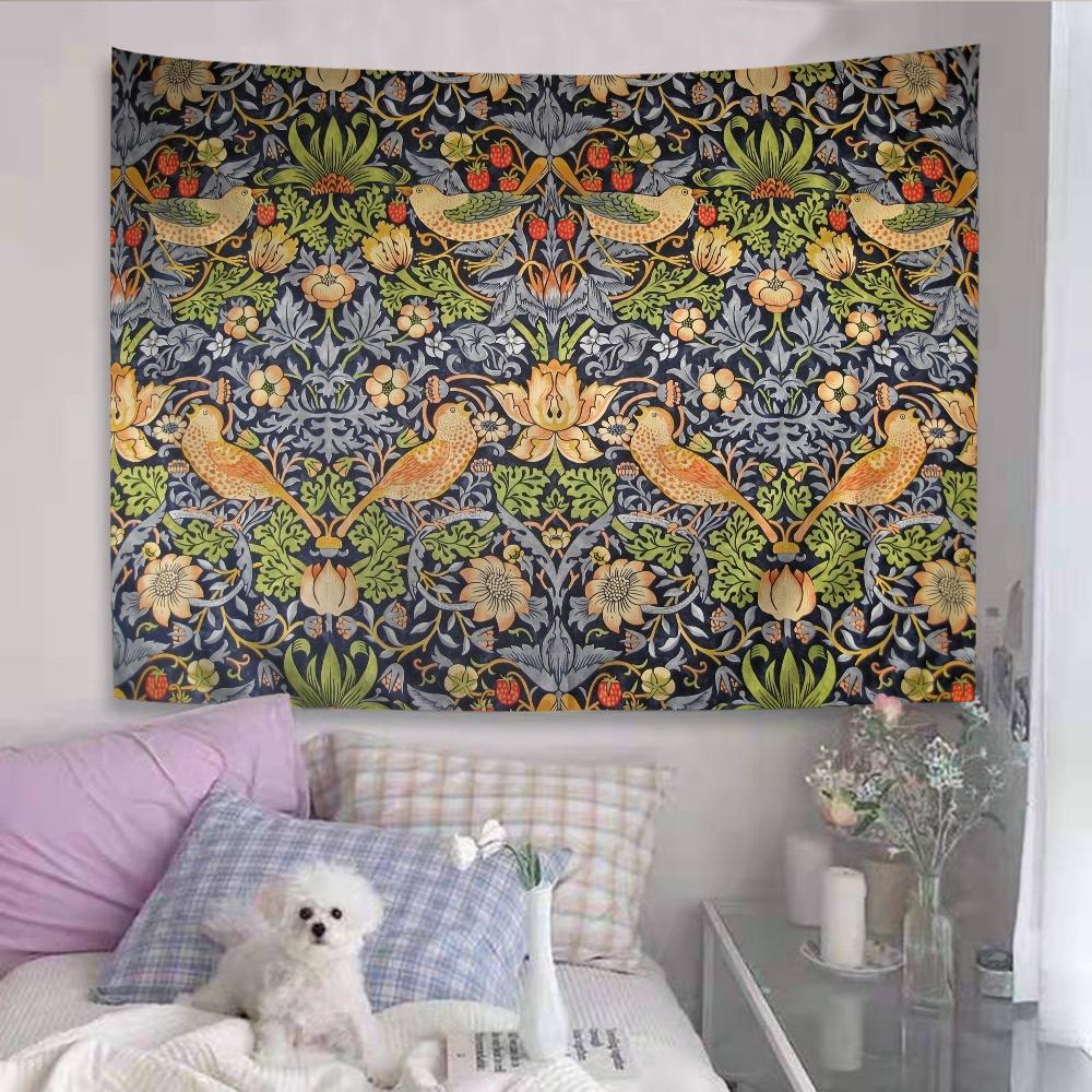 William Morris Wandteppich Kunst Druck Kunst Science Fiction Zimmer Heimdekor Heimdekor