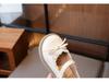 Girls' Lace Trim Bow Leather Mary Jane Shoes - Soft Sole Stylish Princess Shoes for Spring/Autumn 2025