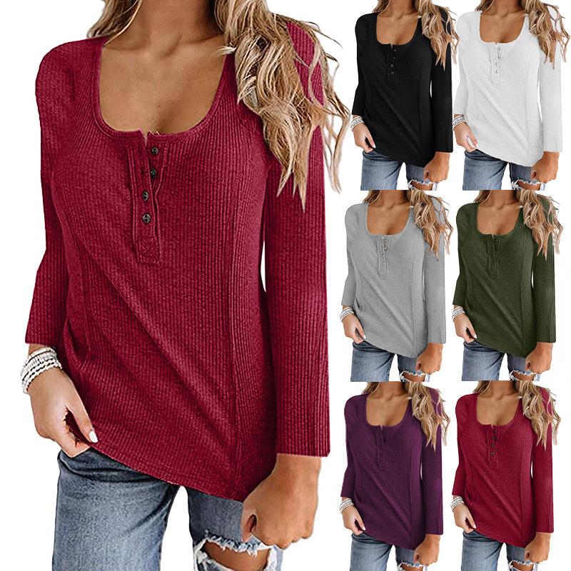 

Women s Autumn Winter Square Neck Long Sleeve Blouses Ladies Fashion Casual Loose Long Sleeve T-shirts Oversize Shirts S чёрный