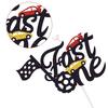 Fast One Birthday Cake Toppers Theme Cars Cake Decoration Happy Birthday Cake Flags Party Cake Baking Supplies