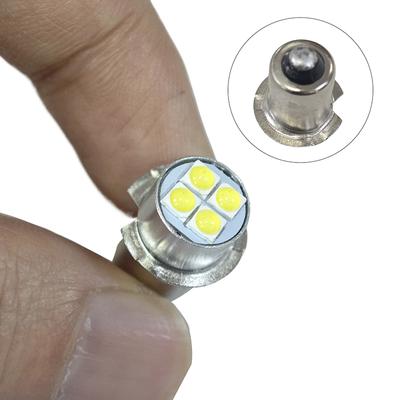 P13.5S Hoge Helderheid Led Lamp Indicator Lamp 10-60V 4W Wit Miniatuurlicht Vervang Voor Zaklamp Zaklamp Fiets Werklamp
