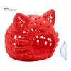 Aquarium Landscaping Decor Shrimp Cave, Cat Head Fish Hideout with Suction Nano Tank Cup, Decorative Cave for Betta Tanks Non-toxic
