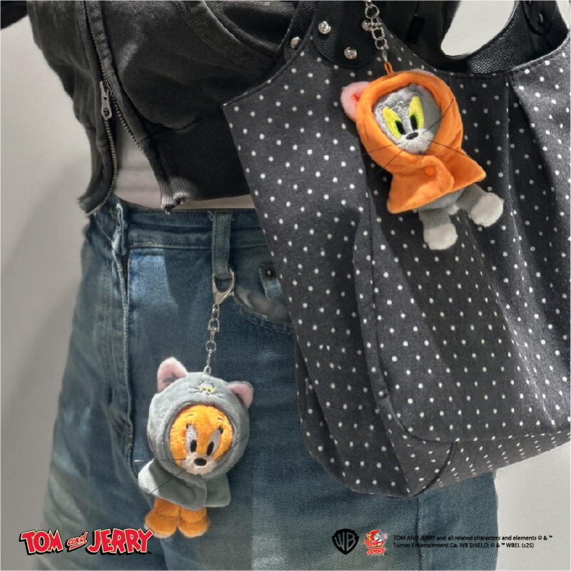 Chaveiros de Pelúcia Tom e Jerry (2 tipos)